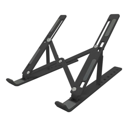Katlanabilir 7 Kademeli Laptop Tablet Standı Siyah