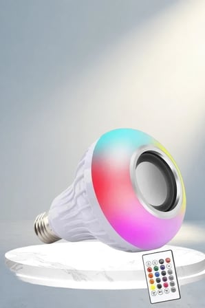 Akıllı Bluetooth Hoparlör Ampül Rgb Led Işık 3W