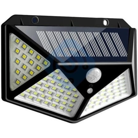 Güçlü 100 Led Dış Mekan Solar Lamba 270°