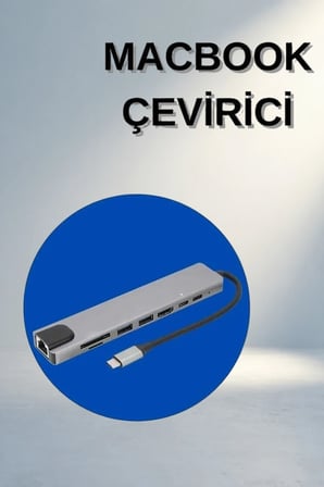 Kompakt Dönüştürücü Adaptör Type-C Hdmi Usb 3.0