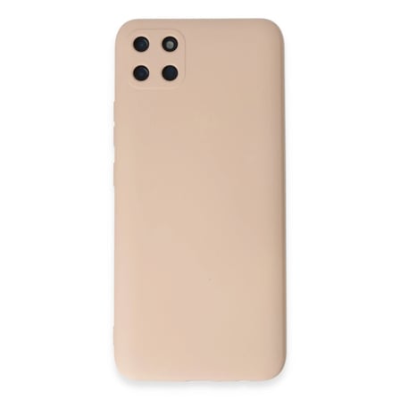 Tcx Realme C11 Kılıf Nano İçi Kadife Silikon - Pudra
