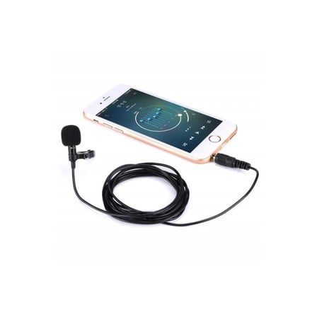 Tcx 3.5Mm Jak 1.5 Metre Double Mikrofon - Siyah