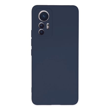 Tcx Xiaomi Mi 12 Lite Kılıf Nano İçi Kadife Silikon - Lacivert