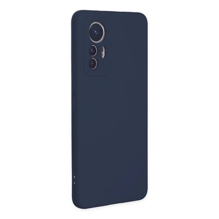 Tcx Xiaomi Mi 12 Lite Kılıf Nano İçi Kadife Silikon - Lacivert
