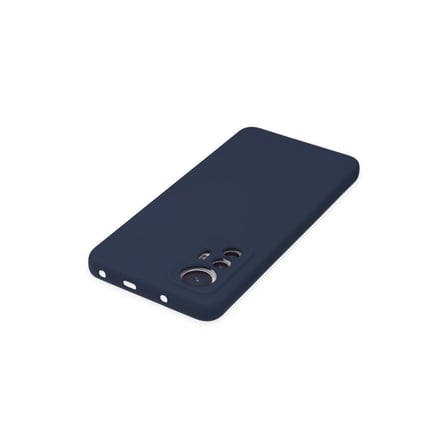 Tcx Xiaomi Mi 12 Lite Kılıf Nano İçi Kadife Silikon - Lacivert