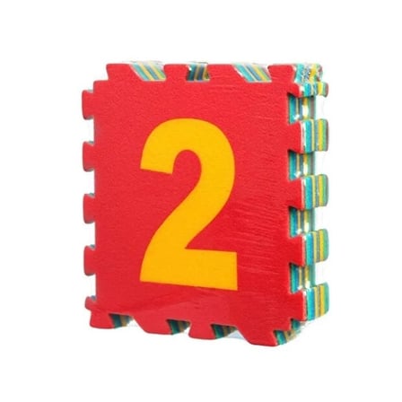 Kullanıma Uygun 9 Parça Sayılar Puzzle Yer Matı