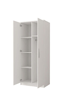 Açelya Giyinme Dolabı - Çok Amaçlı Dolap - Gardırop 80 Cm