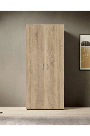 Ada Giyinme Dolabı - Çok Amaçlı Dolap - Gardırop 80 Cm-2 Kapaklı