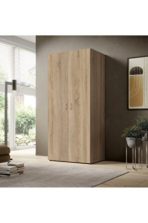 Ada Giyinme Dolabı - Çok Amaçlı Dolap - Gardırop 80 Cm-2 Kapaklı