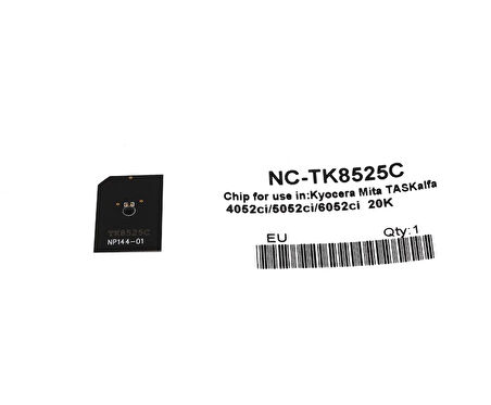 Kyocera Mita TK-8525 Toner Chip Mavi 4052ci (1T02RMCNL0)