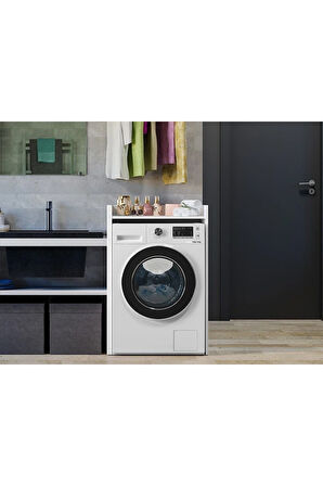 Ulya Banyo Dolabı-Çok Amaçlı-Çamaşır Makinesi Dolabı-Beyaz