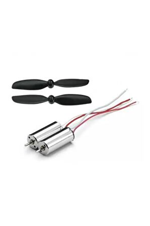 820 Çekirdeksiz DC Motor (2 Adet + 2 Pervane) (Mini Drone Motoru)