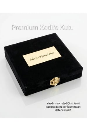 Altın Parçacıklı Tesbih, Harfli Tesbih, Özel Yazılı Tesbih, Özel Kutulu Erkek Hediye Tesbih.
