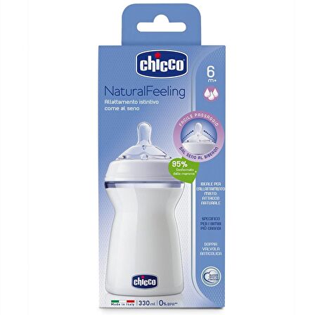 TRENDICO Chicco NaturalFeeling Biberon 6 Ay+ 330 ML