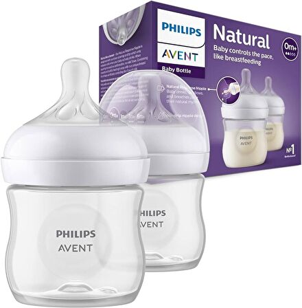 TRENDICO Philips Avent Natural Response PP 2'li Biberon Seti, 0+ Ay 125ml SYC900/02