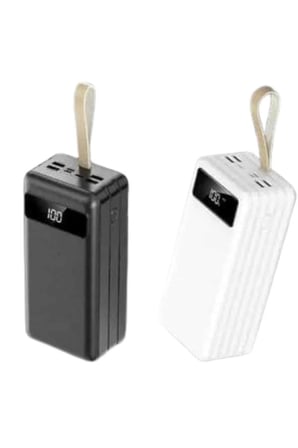 Hızlı Şarj  Çıkışlı Powerbank . Mah Taşınabilir Dijital Göstergeli