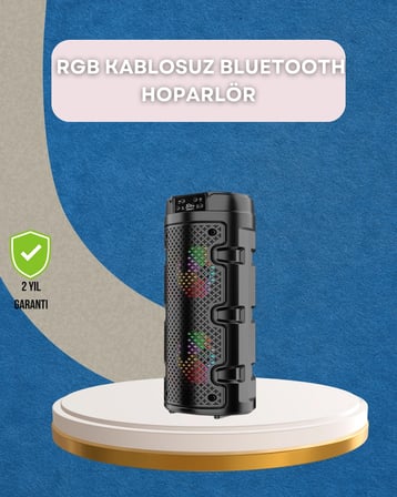 USB, SD Kart ve AUX Girişli Taşınabilir Hoparlör