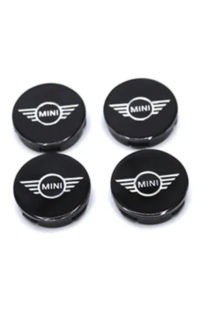 Mini Cooper Geçmeli Siyah 55/58 Mm Jant Göbeği