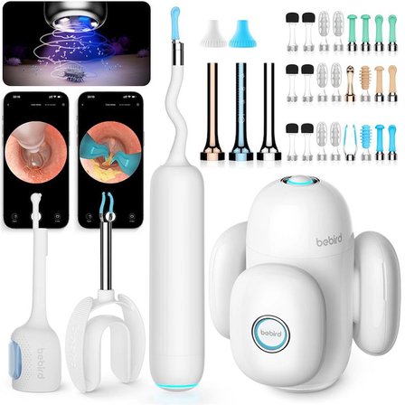 BEBIRD HOME 30S FAMILY EDITION 10MP KAMERA 3.5MM LENS ŞARJLI WIFI GÖRÜNTÜLÜ KULAK TEMİZLEME SETİ