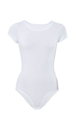 Likralı Kısa Kol Body 4057