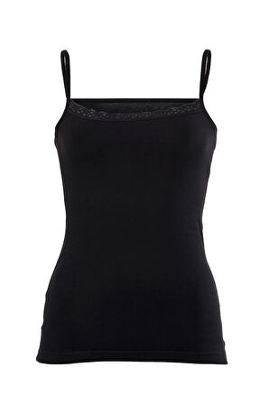 Dantelli Biyeli İp Askılı Atlet 2810