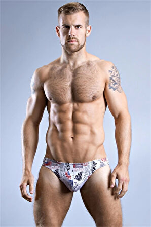 Doreanse  Desenli Modal Erkek Slip 1399