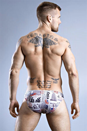 Doreanse  Desenli Modal Erkek Slip 1399