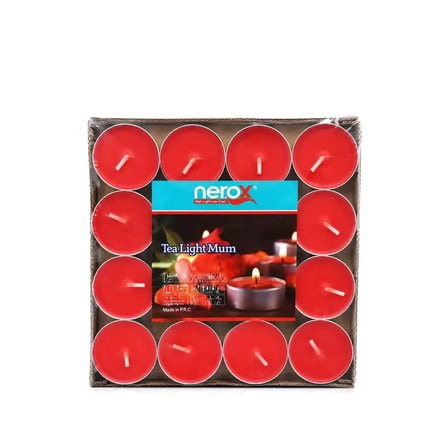 Tealight Yuvarlak Mum Mix 32`li