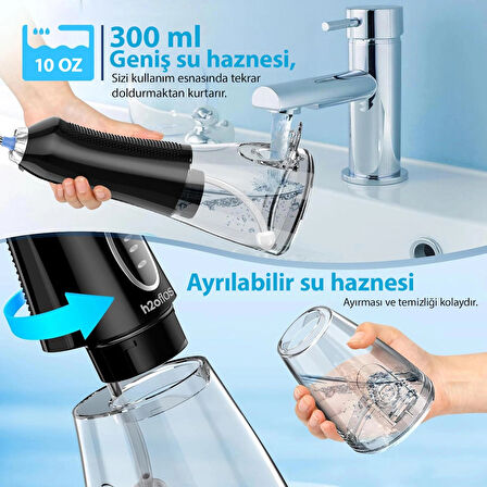 H2ofloss Şarjlı Kablosuz Ağız Duşu Diş Teli Temizleme(Resmi Distribütör Garantili)
