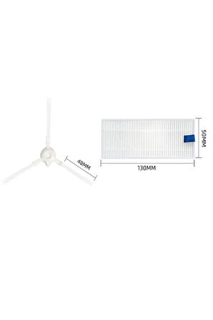 Explorer X-Plorer  Robot 20 40 50 75 RG7687 - RR7687WH Uyumlu Yedek Set