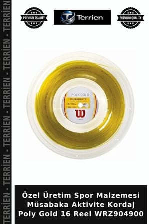 Özel Üretim Spor Malzemesi Müsabaka Aktivite Kordaj Poly Gold 16 Reel WRZ904900