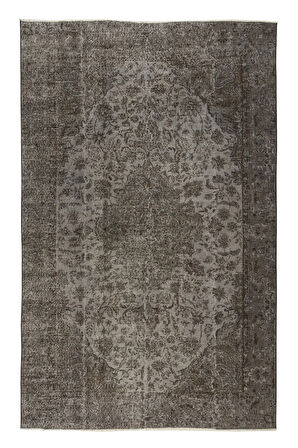 198x300 Cm El Dokuması Gri Halı. Mutfak, Oturma Odası, Çocuk Odası, Yatak Odası Ve Ofis Için Halı
