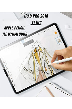 Apple Ipad Pro 11 Inç 1 Nesil 2018 Uyumlu Temperli Kırılmaz Ekran Koruyucu