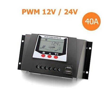 40A PWM ŞARJ KONTROL CİHAZI