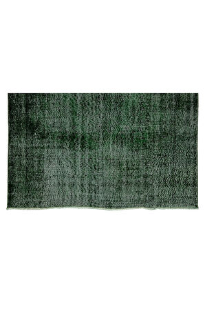(180 X 310 CM) Yeşil Tonlarda El Dokuması Isparta,anadolu Halısı