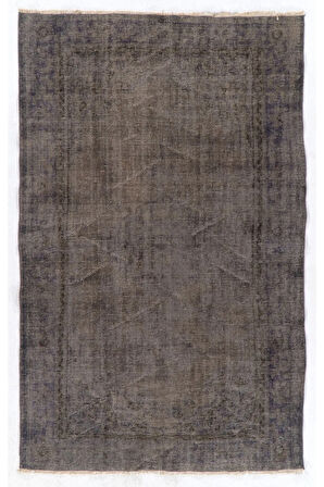 185x236 Cm Kahverengi Tonlarda El Dokuması Anadolu Halısı, Modern Dekoratif Halı