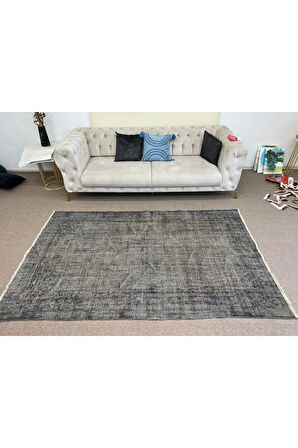 185x236 Cm Kahverengi Tonlarda El Dokuması Anadolu Halısı, Modern Dekoratif Halı