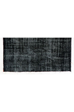 (160 X 250 CM) Siyah Renkli El Dokuması Anadolu Halısı, Isparta Halısı