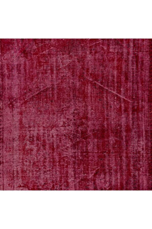 ( 174 X 290 Cm) Kırmızı Renkli El Dokuması Anadolu Halısı, Otantik Ve Modern Halı