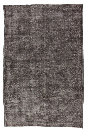 185x275 cm El Dokuması Gri Renkli Anadolu Halısı, Otantik Renkli Halı