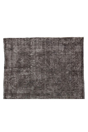 185x275 cm El Dokuması Gri Renkli Anadolu Halısı, Otantik Renkli Halı
