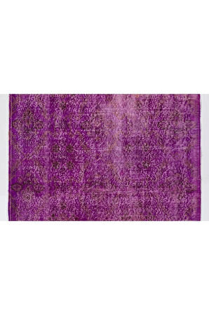 (122 X 227 CM) Pembe Renkli %100 El Dokuması Anadolu Halısı