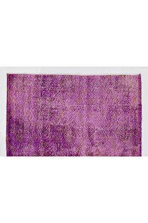 (122 X 227 CM) Pembe Renkli %100 El Dokuması Anadolu Halısı