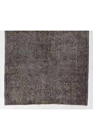 165x300 cm Gri Tonlarda alan halısı, %100 El Dokuması Anadolu Halısı, Gri Renkli Halı