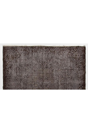 (182 X 286 CM) Kahverengi Renkli Anadolu Halısı, %100 El Dokuması Madalyon Desenli Halı