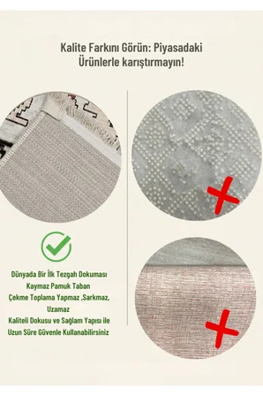 Dijital Baskı Kaymaz Pamuk Dokuma Taban Yıkanabilir Yolluk Mutfak Yolluğu Koridor Yolluğu
