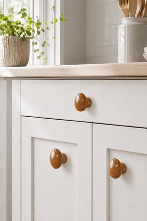Mantar Düğme Kulp Fındık Metal 30 mm Çekmece Dolap Gardırop Mutfak Vestiyer Mobilya Kulpu Tek Vidalı Ergonomik Dekoratif Minimalist Tasarım 1 Adet