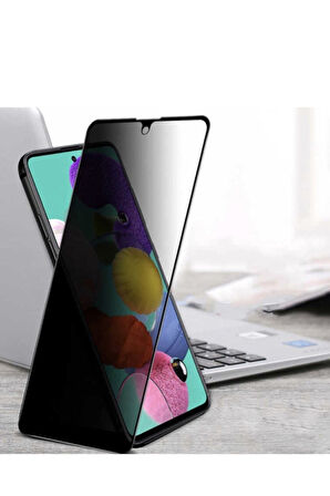 Teknopark Samsung Uyumlu Note 10 Lite Privacy Kavisli Hayalet Gizlilik Filitreli Full Ekran Koruyucu