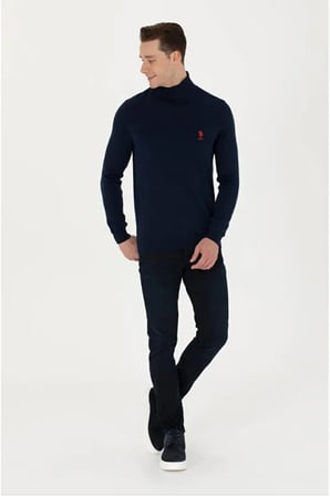 U.S. Polo Assn. Erkek  Basic Kazak G081SZ0TK.000.1629599.VR033 TEKSPOR