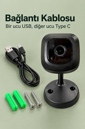 Telefondan İzlenebilen Standlı WiFi Kamera